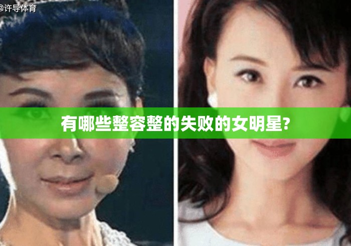 有哪些整容整的失败的女明星?那些年整容翻车的女明星，后来都怎么样了？