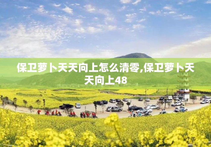 保卫萝卜天天向上怎么清零,保卫萝卜天天向上48